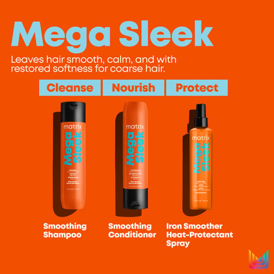 Matrix Total Results Mega Sleek Shampoo 300ml & Conditioner 300ml Duo For Frizzy Hair - Image 3