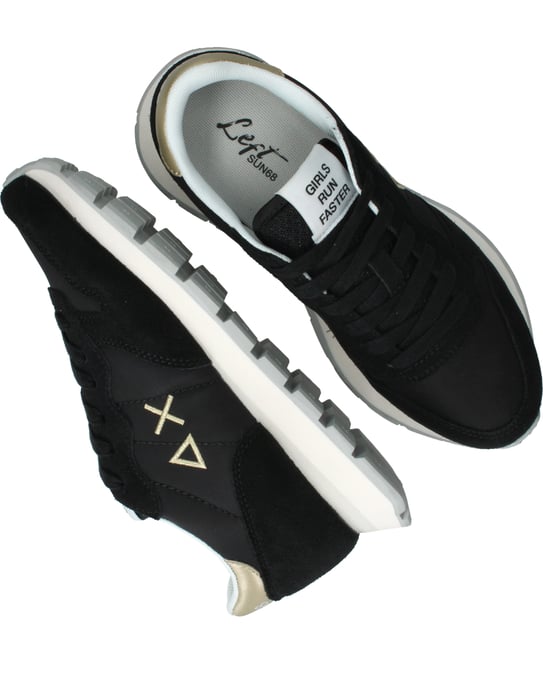 SUN68 Ally Gold Silver Sneakers Dames - Image 4