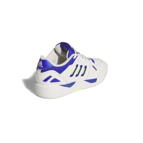 Men's adidas Midcity Low J Lace-Up Low Top Sneakers in Wht/Blue/Lem - Image 4