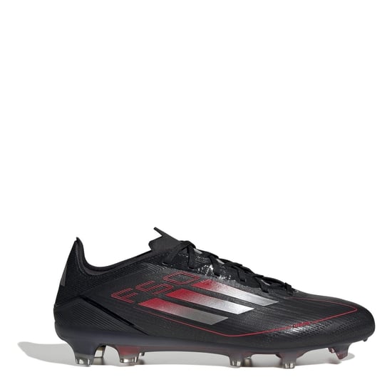 Men's adidas F50 Pro Firm Ground Football Boots in Black/Iron/Red - Image 1