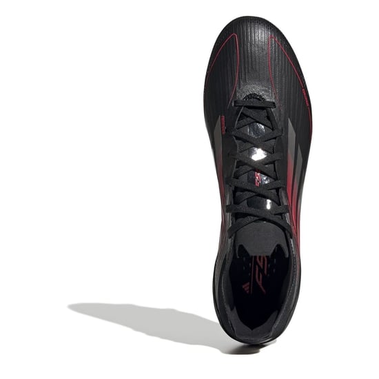 Men's adidas F50 Pro Firm Ground Football Boots in Black/Iron/Red - Image 5