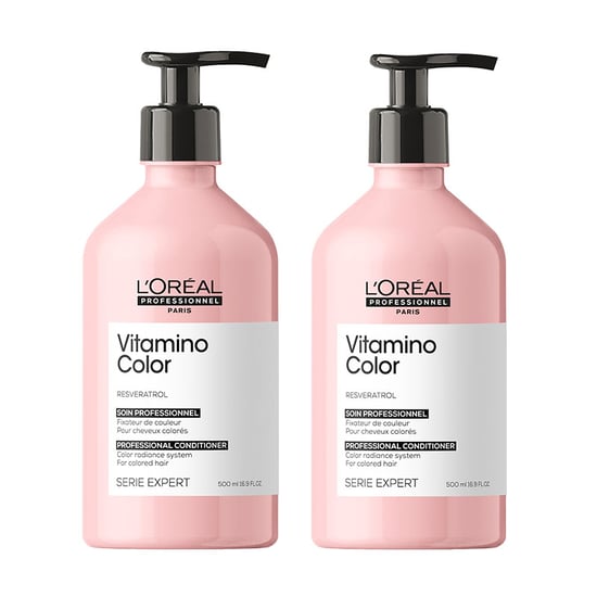 L'oréal Professionnel Serie Expert Vitamino Color Conditioner 500ml Supersize Double - Image 1