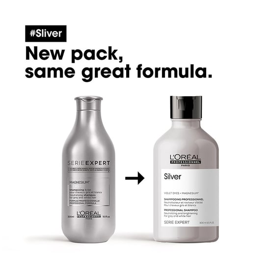 L'oréal Professionnel Serie Expert Silver Shampoo 300ml Double - Image 5