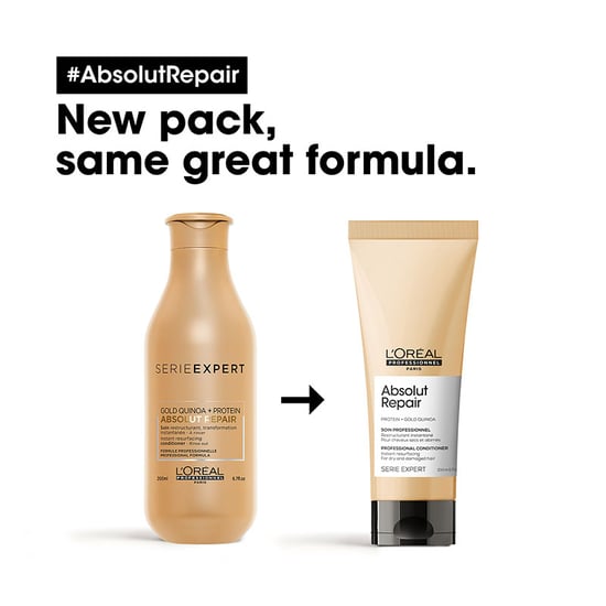 L'oréal Professionnel Serie Expert Absolut Repair Shampoo 300ml And Conditioner 200ml Duo - Image 3