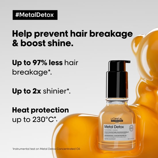 L'oréal Professionnel Serie Expert Metal Detox Shampoo 300ml, Metal Detox Mask 250ml & Metal Detox Anti-deposit Protector Concentrated Oil 50ml Pack - Image 6