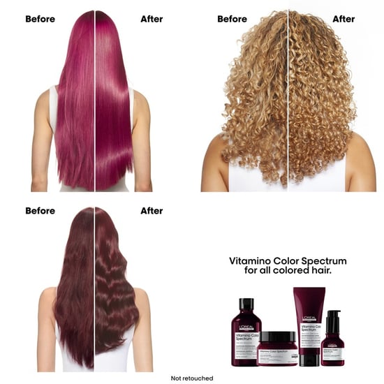 L'oréal Professionnel Vitamino Color Spectrum Shampoo 300ml And Rinse Off Hair Mask 250ml Duo - Image 2