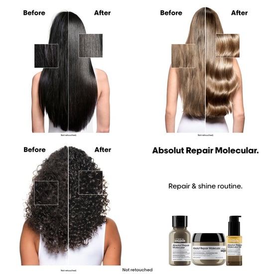 L'oréal Professionnel Ultimate Repair Treatment Set: Metal Detox Hair Mask 150ml & Absolut Repair Molecular Bi-phase Hair Oil 30ml Pack - Image 2