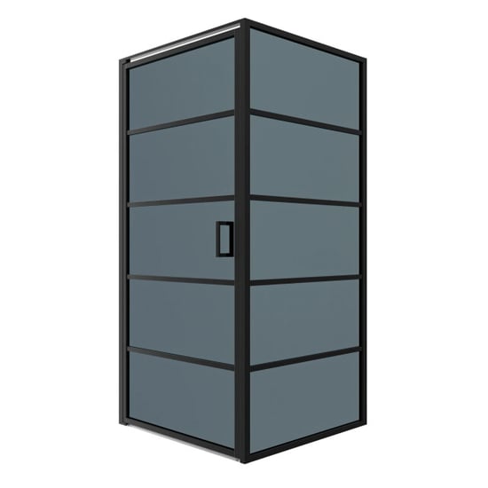Mirlux Douchecabine oris 90 x 200 zwart glas zwart - Image 2