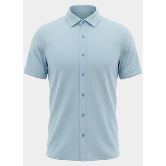 Innocente Overhemd korte mouw heren easy care kwaliteit 3507/light blue - Image 2