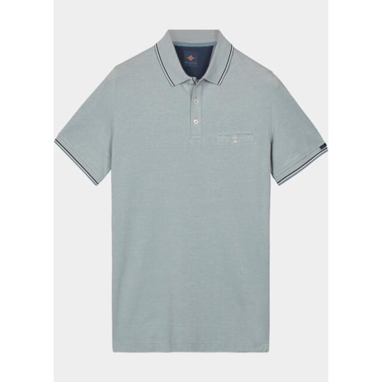 Baileys Polo heren poloshirt 2-tone oxford pique 615205/62 - Image 2