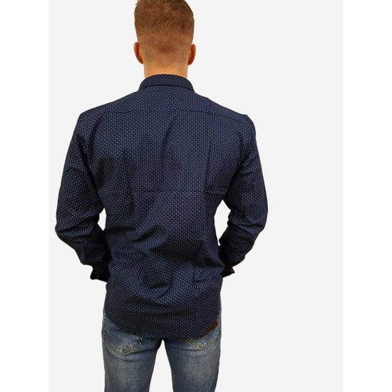 Napoli Uomo overhemd heren blauw print italianstyle - Image 6