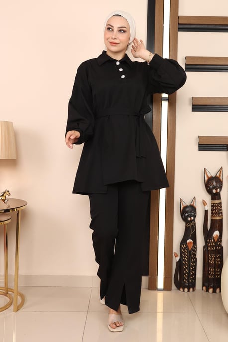Slits Kostym Svart - Image 3