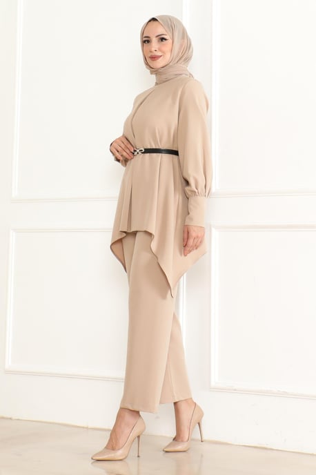 Riem Detailed Pak Beige - Image 2
