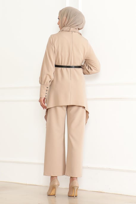 Riem Detailed Pak Beige - Image 3