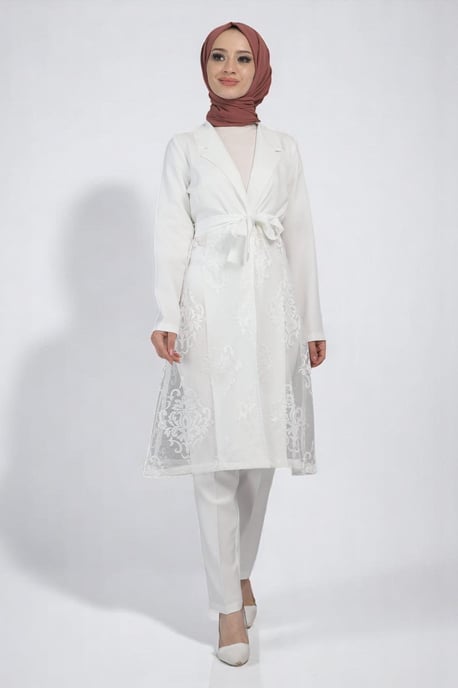 Lace Suit White - Image 1