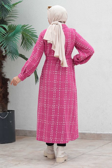 Knäppt Kashmir Kappa Rosa - Image 4