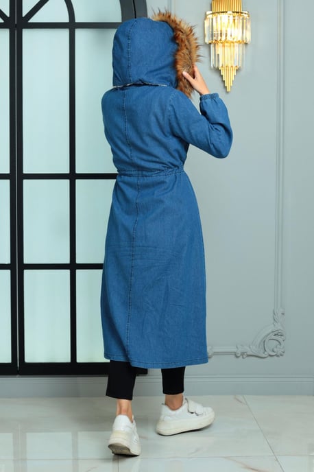 Huva Denim Jacka Mörk Denim - Image 4