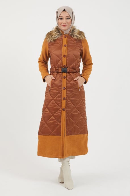 Knäppt Stämpel Brun-beige - Image 1