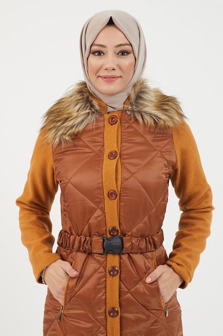 Knäppt Stämpel Brun-beige - Image 5