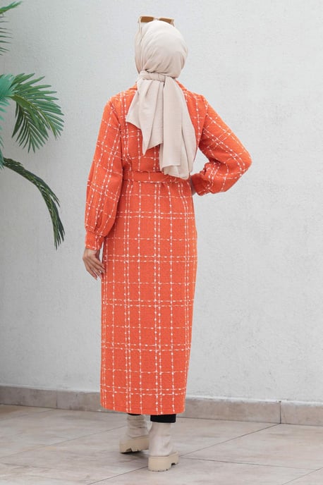 Knäppt Kashmir Kappa Orange - Image 3
