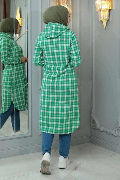Knäppt Chanel Cape Grön - Image 3