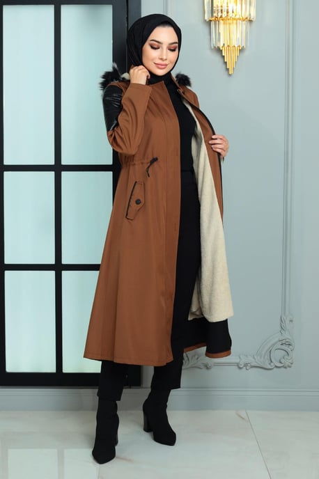 Garni Detailed Kappa Brun-beige - Image 2