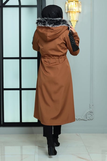 Garni Detailed Kappa Brun-beige - Image 4