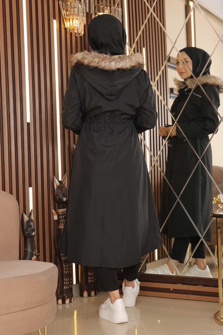 Stripe Detailed Kappa Svart - Image 4