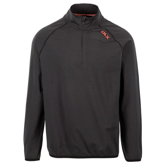 Men's DLX Hulton Raglan Sleeve Regular Fit T-Shirt in Black - Image 1