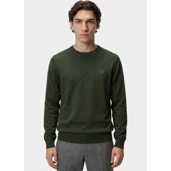 Gant Pullover heren katoenen trui met ronde hals 8030561/379 - Image 1