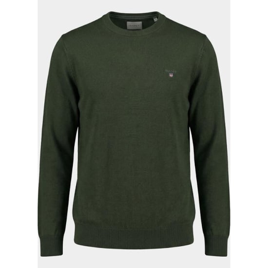 Gant Pullover heren katoenen trui met ronde hals 8030561/379 - Image 4