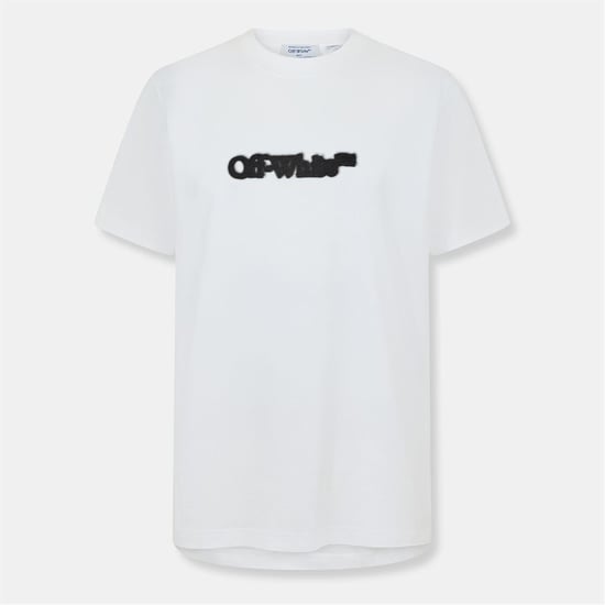 Heren Off White Spray Arrow T in Wit-Zwart - Image 1