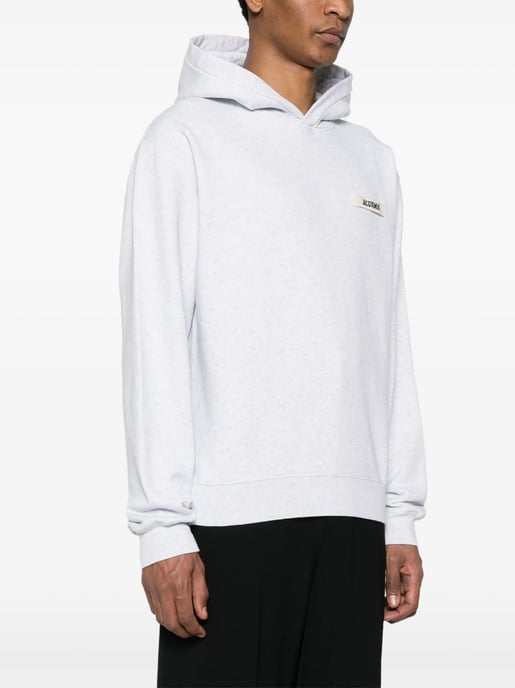 The Gros Grain Hoodie in Grey - Image 3