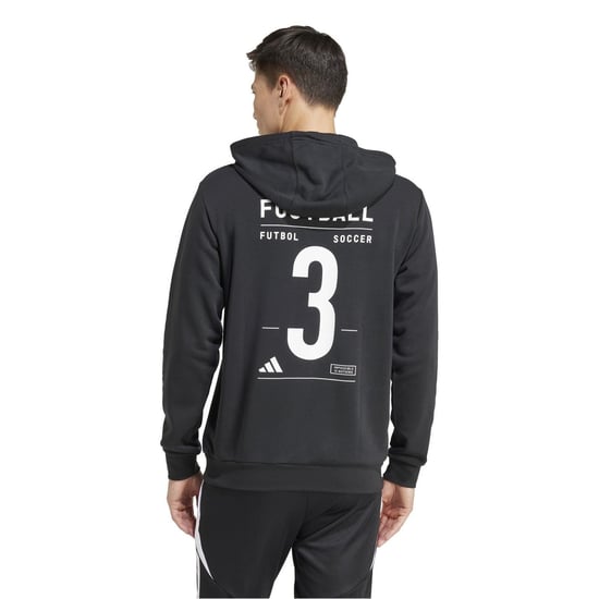 Men's adidas Fb Cat G H Hoody in Black - Image 3