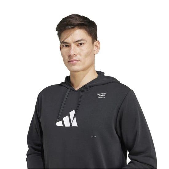Men's adidas Fb Cat G H Hoody in Black - Image 4