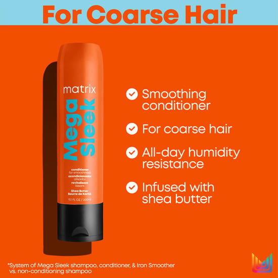 Matrix Total Results Mega Sleek Conditioner For Frizzy Hair Double 300ml - Image 5