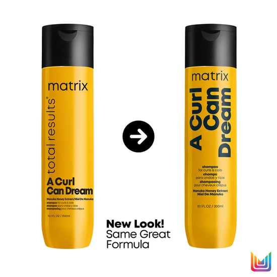 Matrix Total Results A Curl Can Dream Manuka Honey Infused Shampoo For Curly And Coily Hair 300ml Double - Image 3