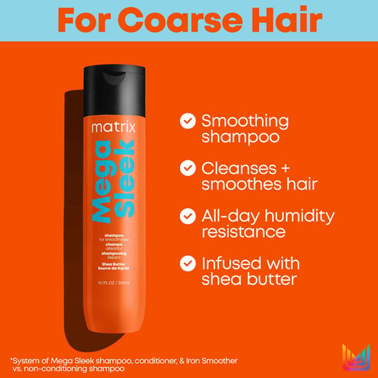Matrix Total Results Mega Sleek Shampoo For Frizzy Hair 300ml Double - Image 4