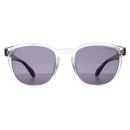 Superdry Round Mens Crystal and Blue Grey 5038 - Image 1