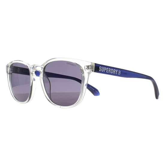 Superdry Round Mens Crystal and Blue Grey 5038 - Image 3