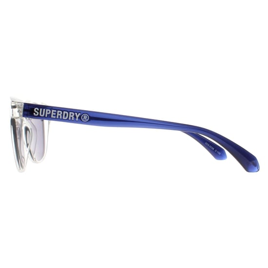Superdry Round Mens Crystal and Blue Grey 5038 - Image 4