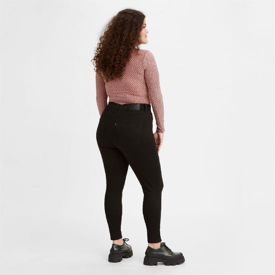 Women's Levis High Super Skinny Jeans in .Black Celestial - Image 3