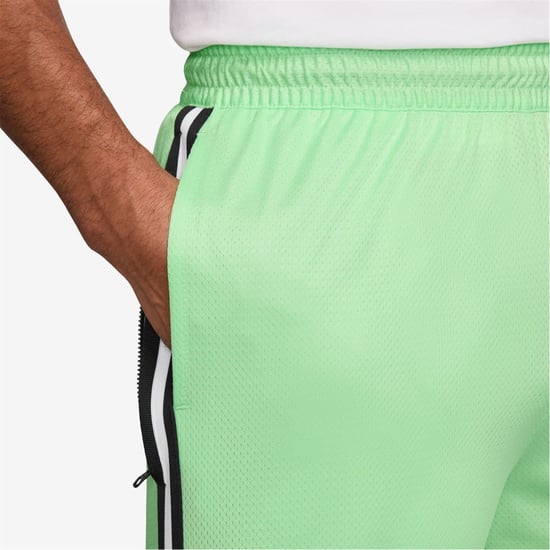 Men's Nike Dna Dri Fit 8 Basketball Shorts in Vapor Green/Blk - Image 4