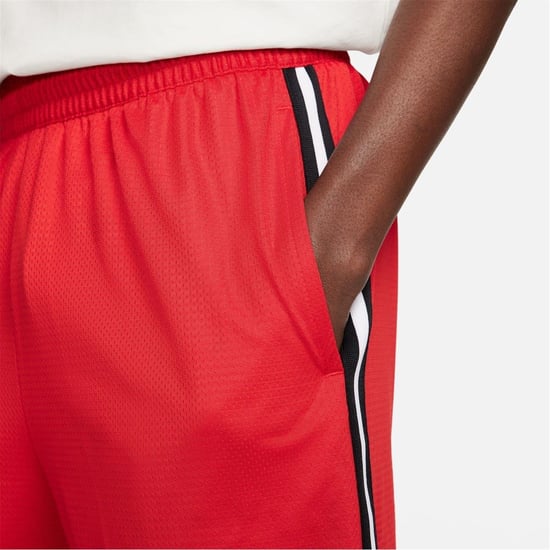 Men's Nike Dna Dri Fit 8 Basketball Shorts in University Red - Image 4