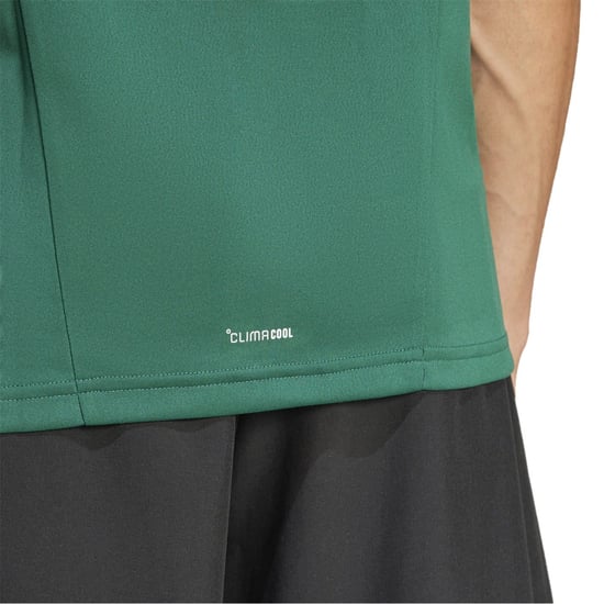 Men's adidas Printed Logo Crew Neck Sleeveless Muscle Tank in Cgreen/Cwhite - Image 6