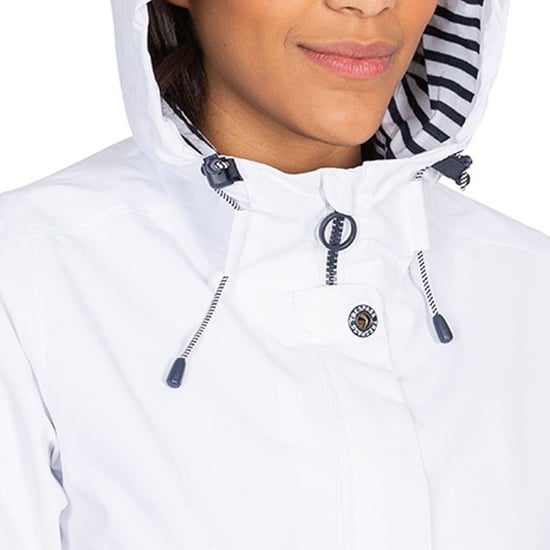 Trespass Dames/dames Flourish Waterproof Jasje (Wit) - Image 3