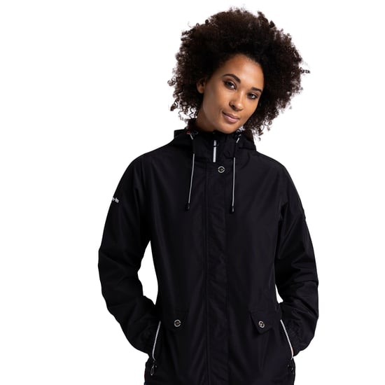 Trespass Dames/dames Flourish Waterproof Jasje (Zwart) - Image 4