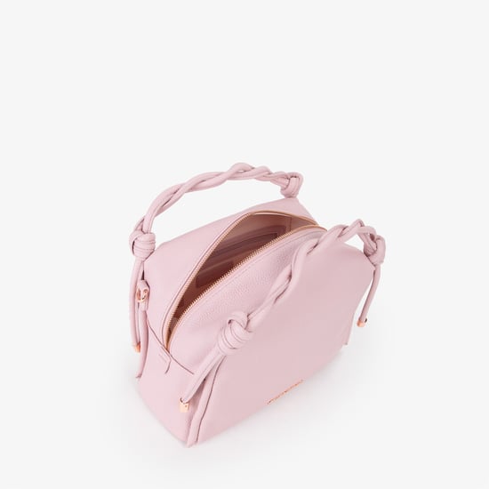 Mario Valentino Rosa Polyuretan Damhandväska - Image 4