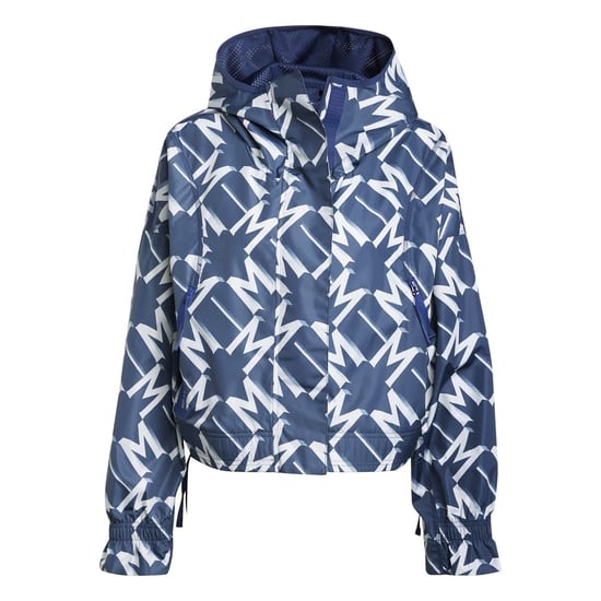 Women's adidas MUFC Cropped Relaxed Fit Athletic Top in Night Indigo - Image 1