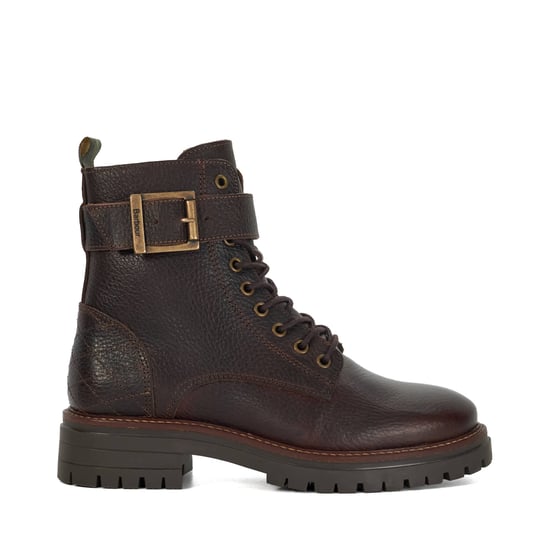 Barbour Ladies Ladies Barbour Heidi L - Lace-Up Leather Commando Boots - Image 2